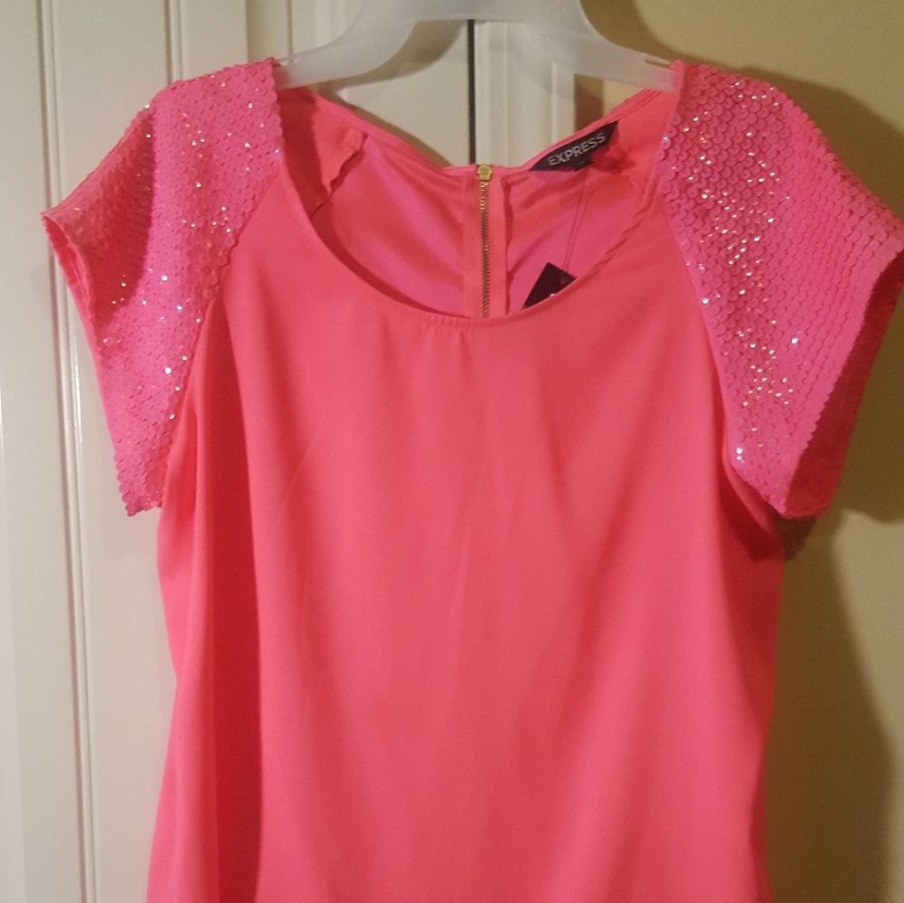 Express pink blouse